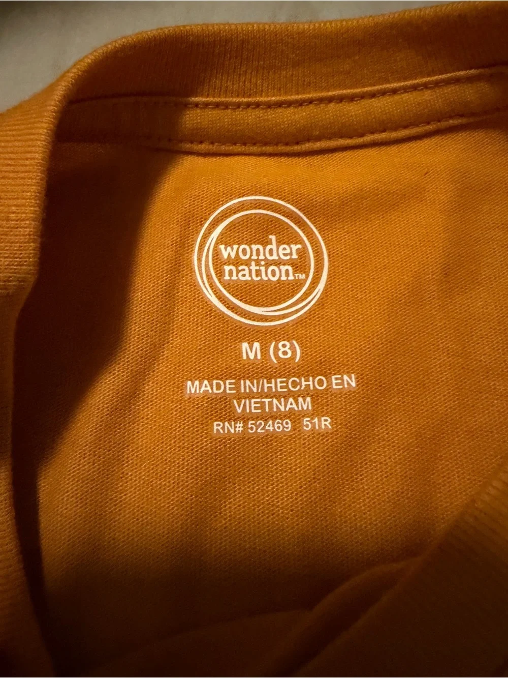 wonder nation Navy and Mustard Short Sleeve Tees
